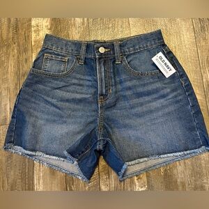 Old Navy Blue Distressed Denim Shorts